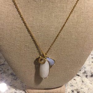 STELLA & DOT GOLD CHARM NECKLACE